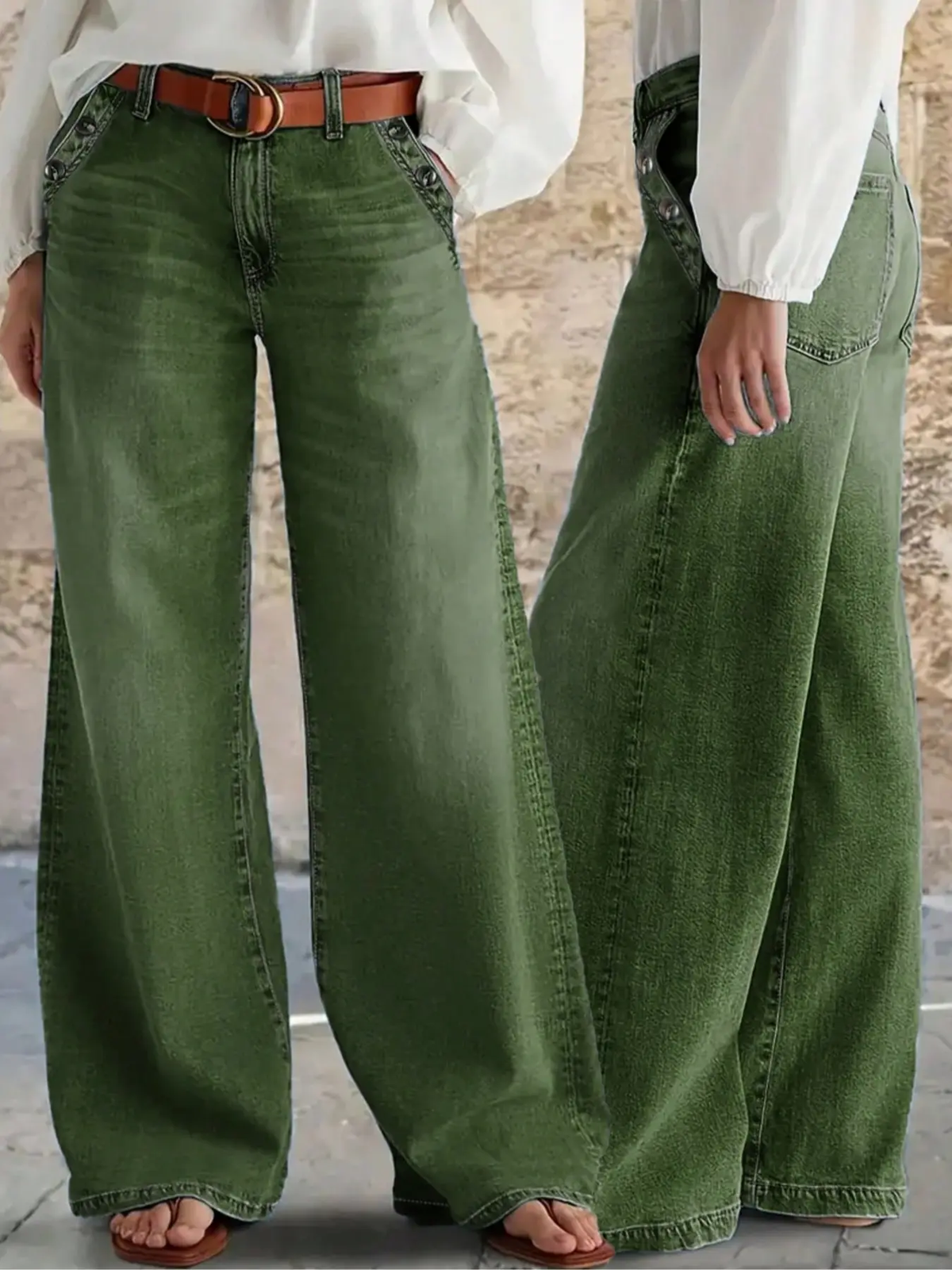 🔥 Black Friday Sale 🔥 Women's Loose Fit Baggy Oversized Straight Leg Denim Jeans with Pockets