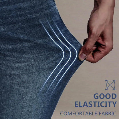 🔥BLACK FRIDAY FLASH SALE | Men's Stretch Cotton Loose-Fit Drawstring Jeans