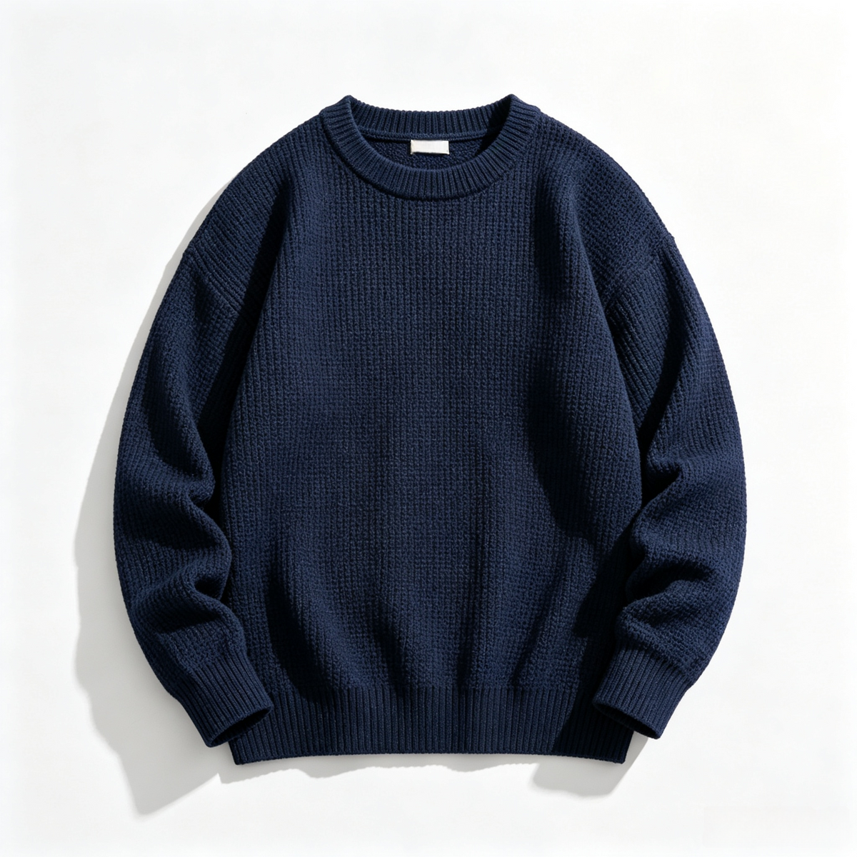 🔥 BESTSELLER | 8PCS $24.63 | Men's Waffle Knit Crewneck Sweater