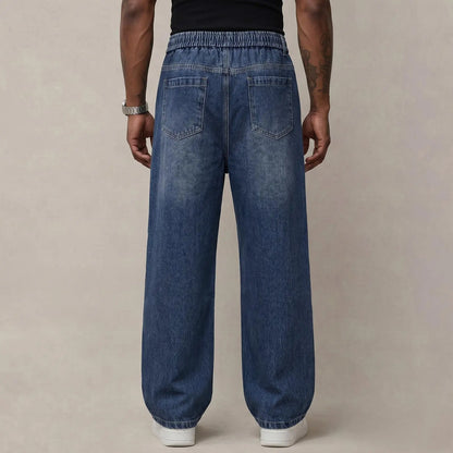 🔥BLACK FRIDAY FLASH SALE | Men's Stretch Cotton Loose-Fit Drawstring Jeans