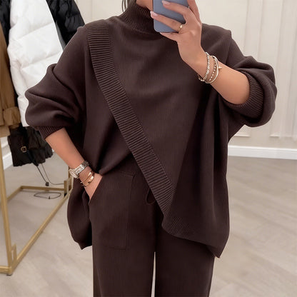 🎁LAST DAY SALE 50% OFF💃💓Women's 2-Piece Oversized Sweater & Pants Set